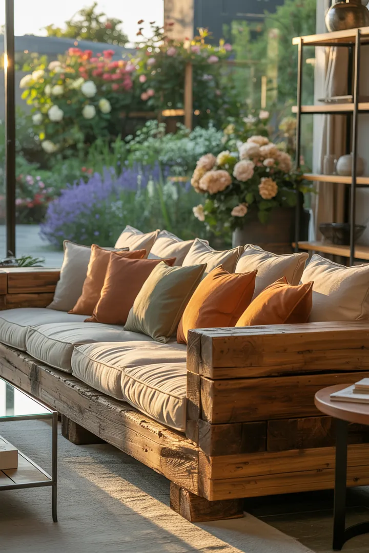 Rustikale Möbel aus recyceltem Holz, die durch Upcycling entstehen, verbinden Naturdesign mit nachhaltigem Leben und verleihen jedem Raum einen einzigartigen Charme.