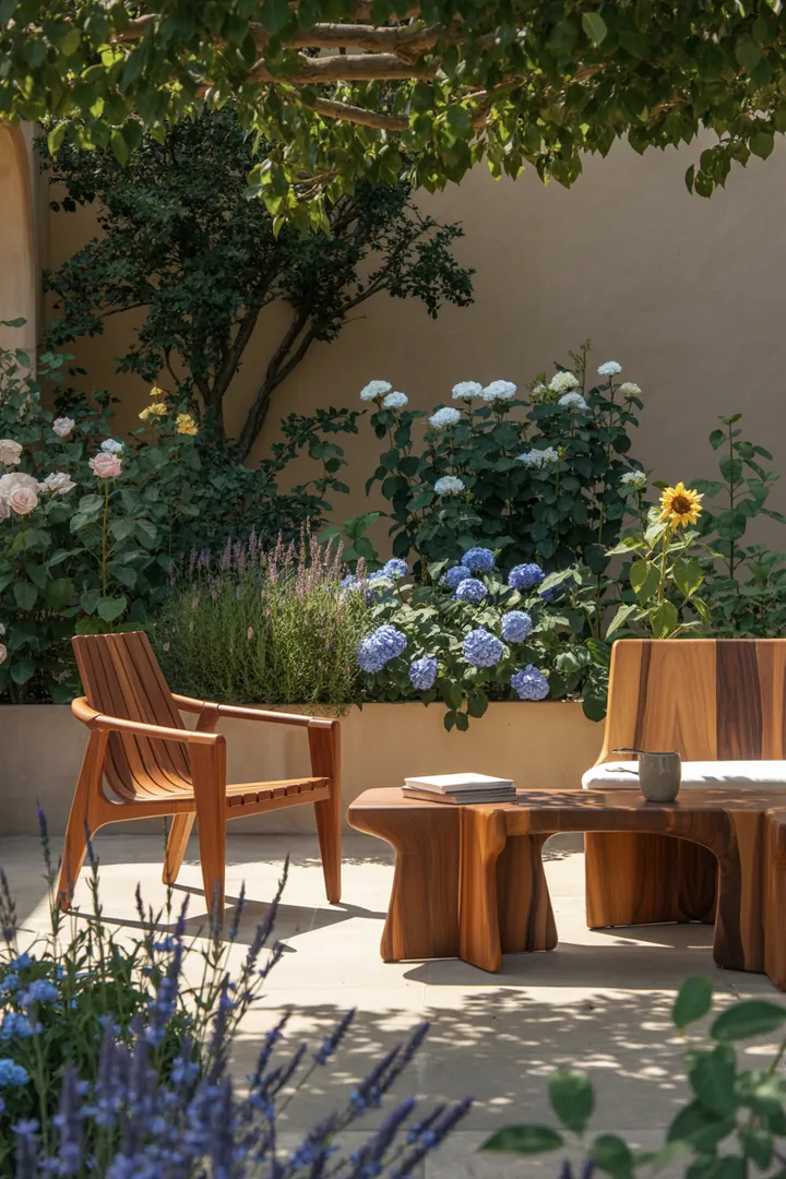 Elegantes Sitzensemble für den Außenbereich, ideal für entspannte Momente. Robuste und stilvolle Möbel für jede Witterung, perfekt für Terrassen.