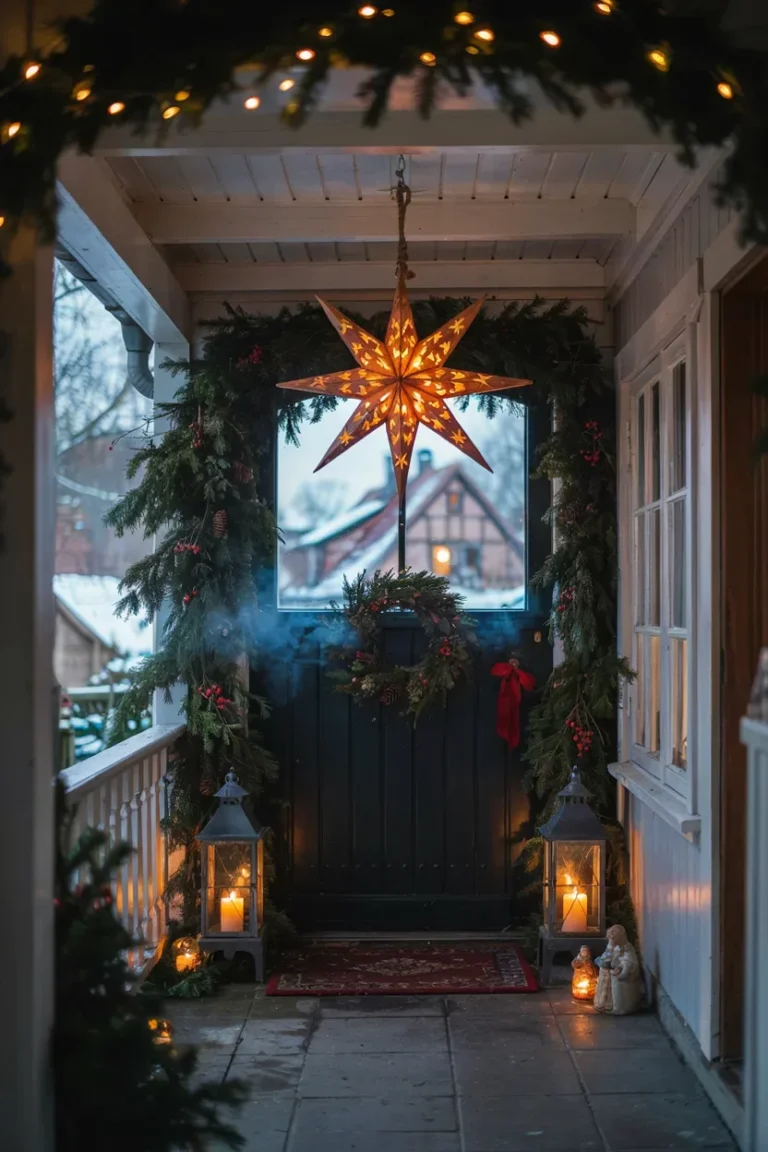 weihnachtsdeko für draußen selber machen – Idee 1