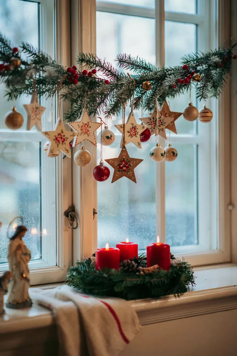 weihnachtsdeko aus holz selber machen – Idee 3