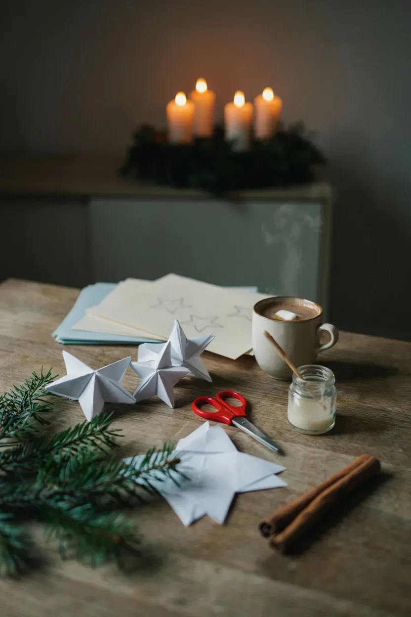 fensterdeko für weihnachten basteln – Idee 2