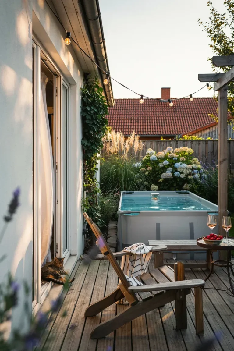 frame pool auf der terrasse – Idee 1