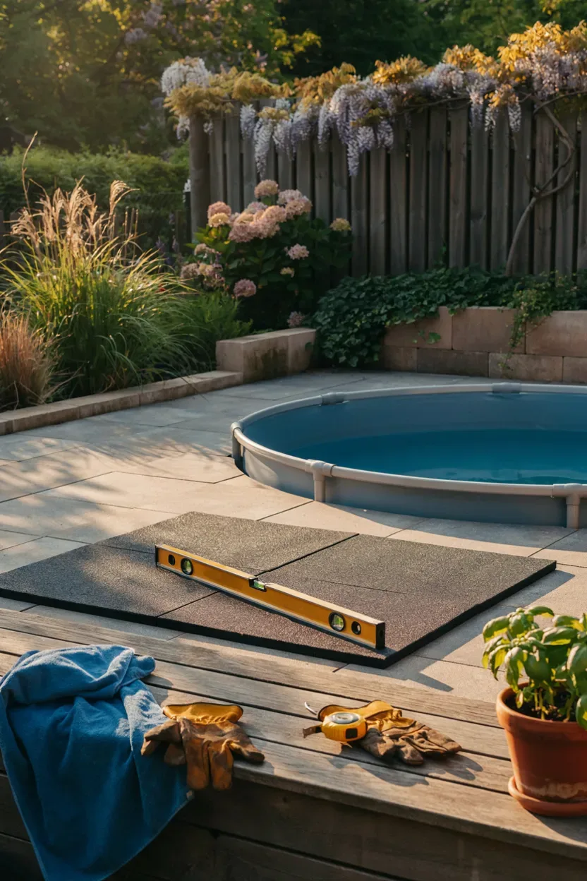 frame pool auf der terrasse – Idee 2