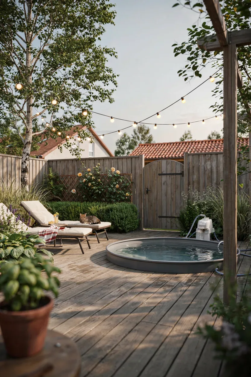 frame pool auf der terrasse – Idee 3